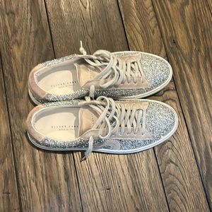 Sparkly Silver Oliver Cabell Sneakers